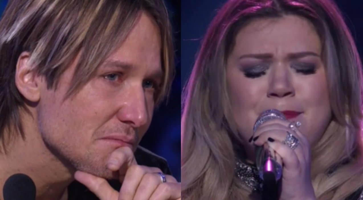 Kelly Clarkson Brings Keith Urban To Tears With Piece By Piece Performance On Idol In 2016 5966