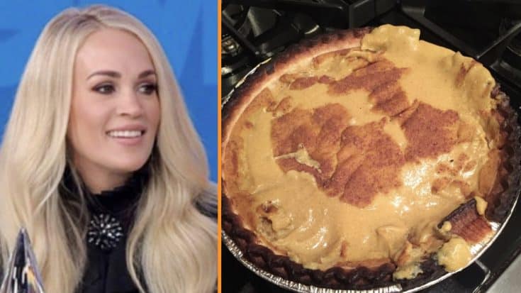 Carrie Underwood Serves Up Baking Fail From Thanksgiving In 2015 | Country Music Videos