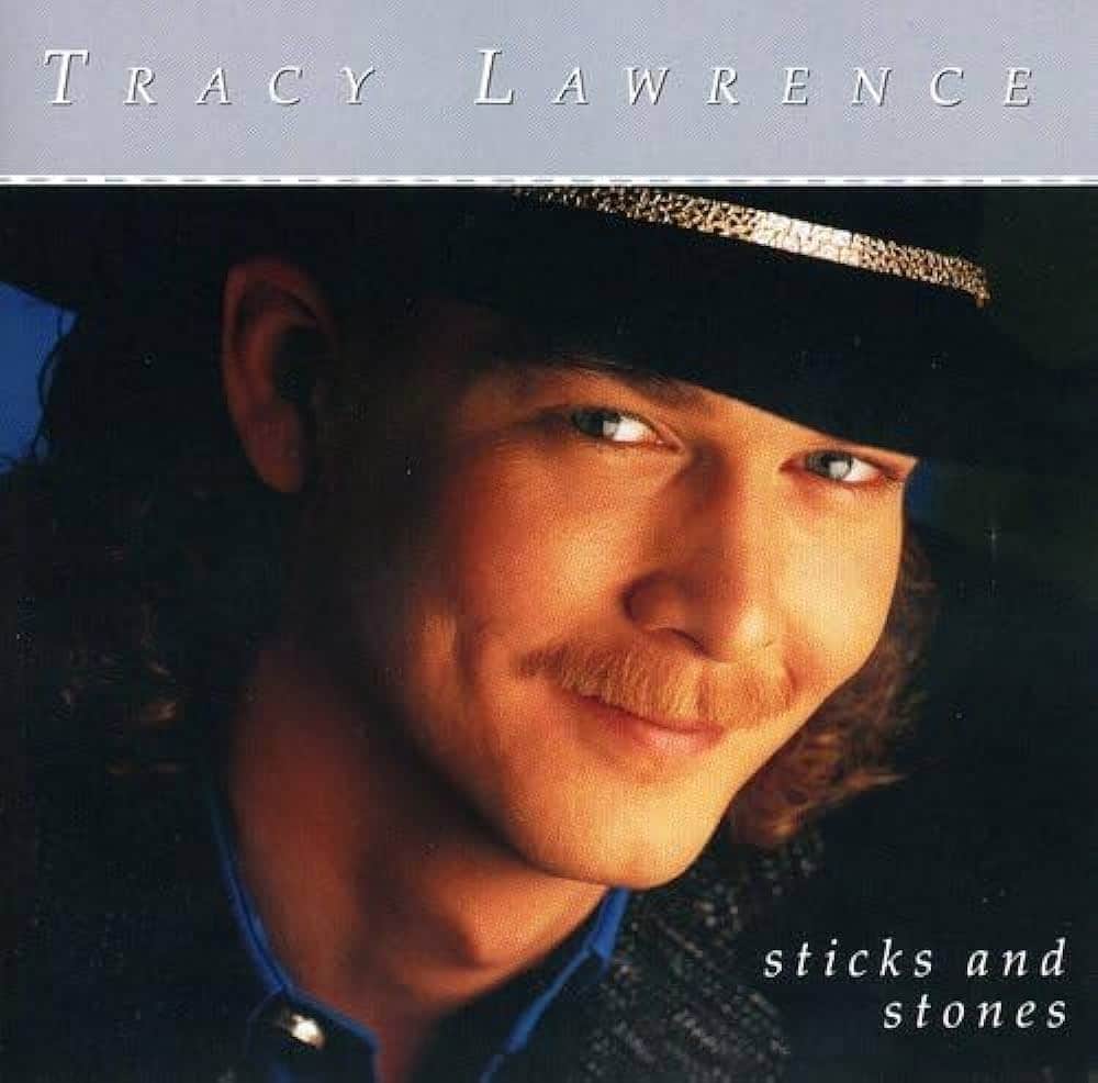 The cover art for the Tracy Lawrence album "Sticks and Stones"