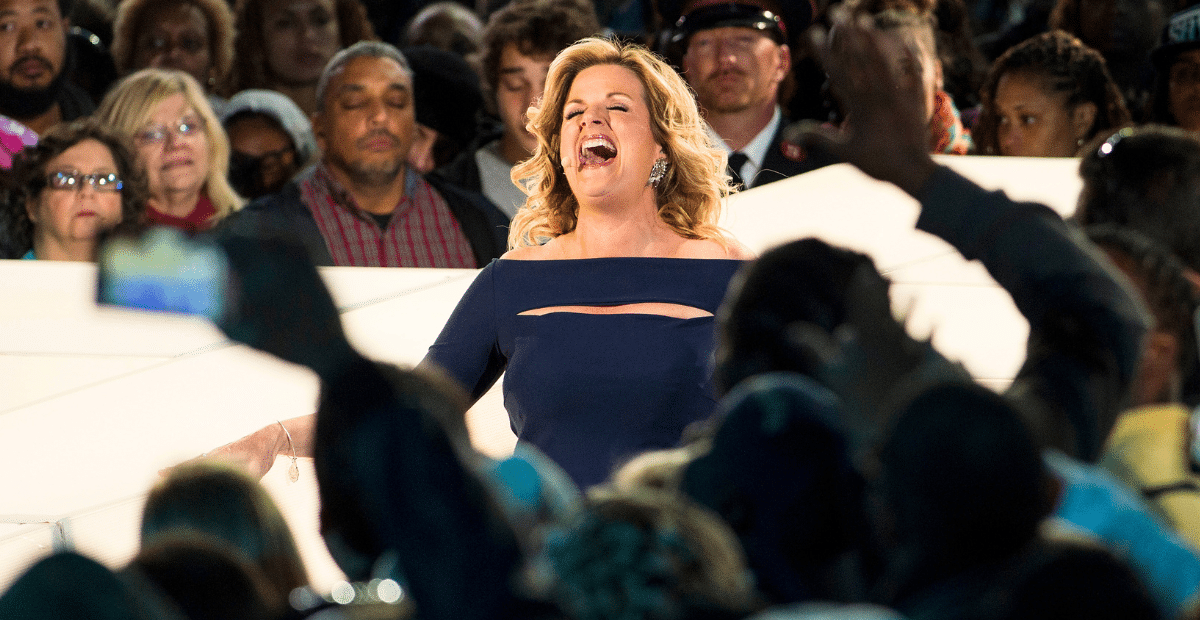 Trisha Yearwood performs in "The Passion"