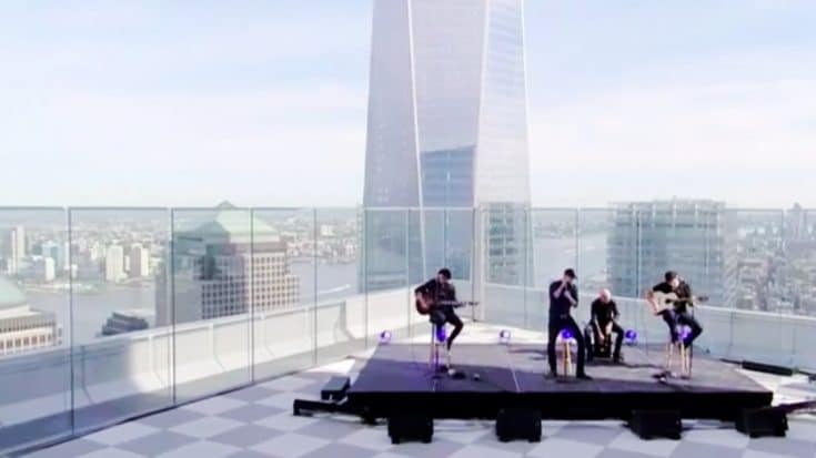 Cole Swindell Sings ‘You Should Be Here’ In Front Of Freedom Tower To Honor 9/11 Families | Country Music Videos