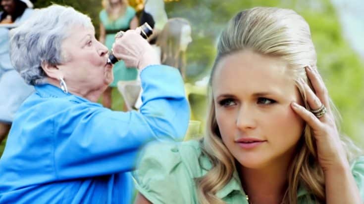 Miranda Lambert’s Grandma Chugs Out Of A Flask In Music Video For ‘Hush Hush’ | Country Music Videos