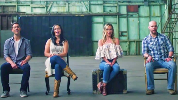 Founding Member Of Home Free Joins Sister & Friends For A Cappella Cover Of ‘Can’t Help Falling In Love’ | Country Music Videos