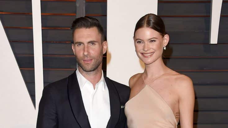 Adam Levine Shares First Photo Of New Daughter, Dusty Rose | Country Music Videos