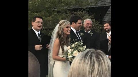 akins rhett girlfriend marries longtime ceremony outdoor beautiful country harrell hodges rindy