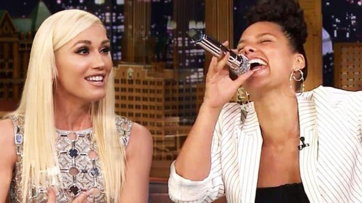 Alicia Keys Gives Her Impression Of Gwen Stefani | Country Music Videos