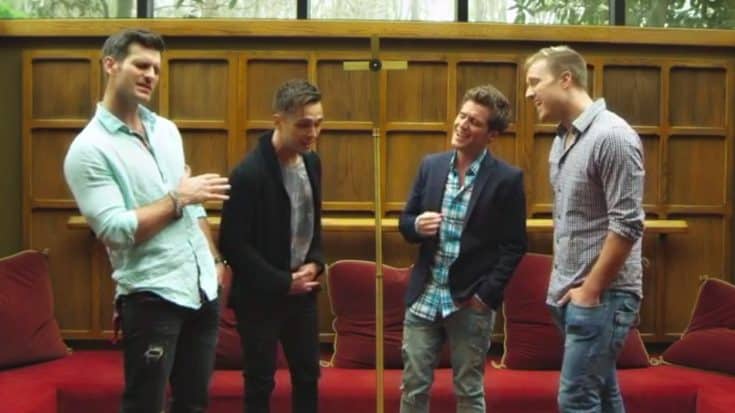 Four Guys From Anthem Lights Mash-Up Classic Hymns In Acoustic Video | Country Music Videos