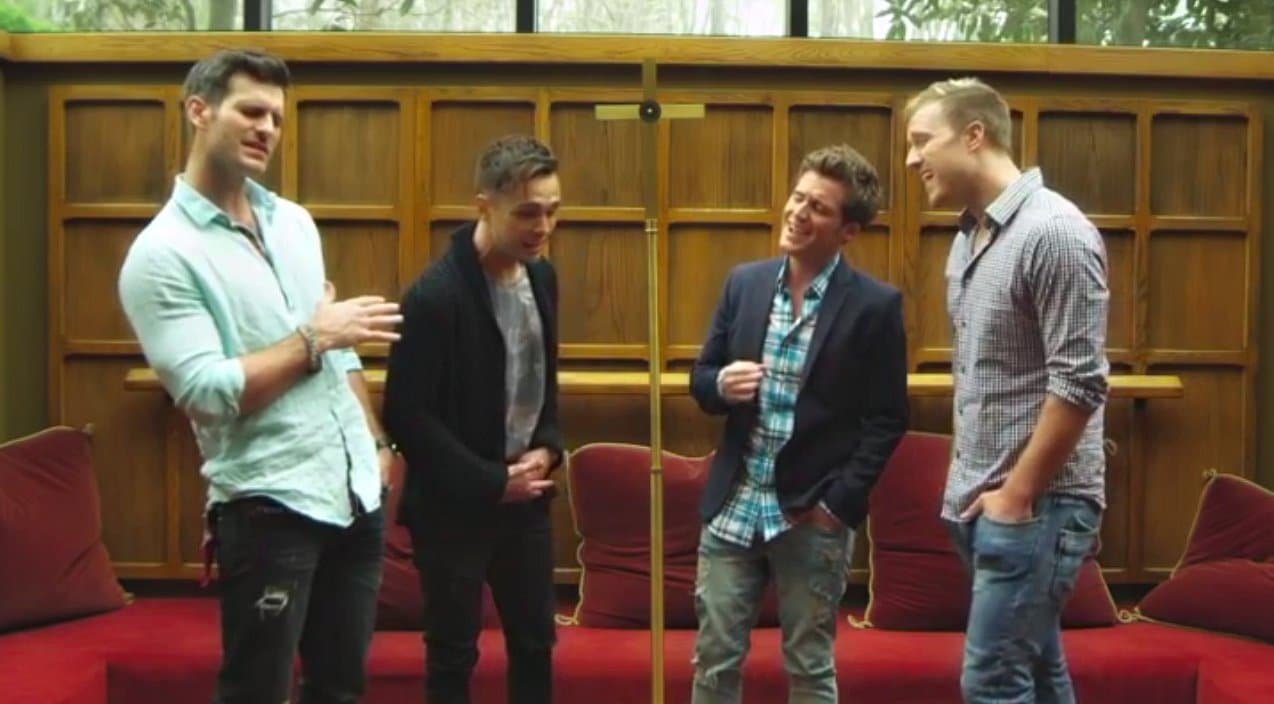 Four Guys From Anthem Lights Mash-Up Classic Hymns In Acoustic Video | Country Music Videos
