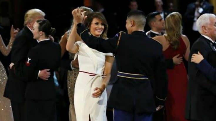 President Trump And First Lady Dance With Service Members To Dolly Parton Hit | Country Music Videos