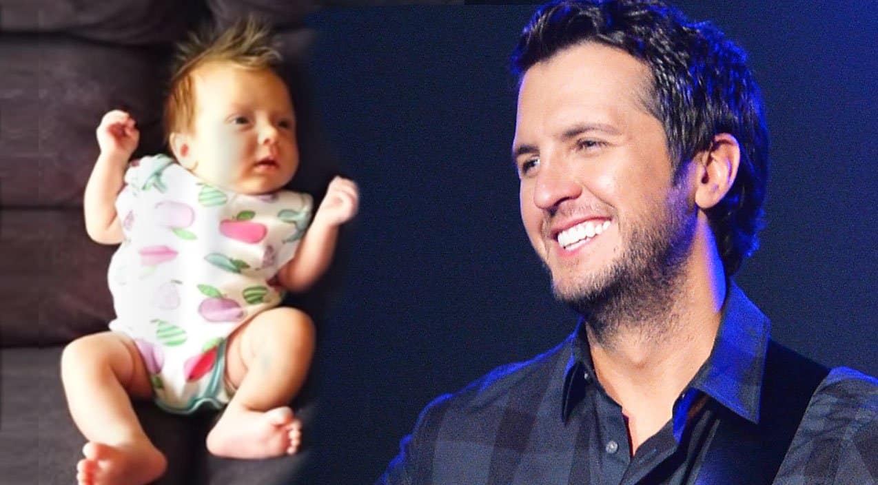 Crying Baby’s Reaction To Luke Bryan’s Voice Is Priceless | Country Music Videos