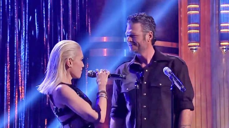 Gwen Stefani And Blake Shelton Share Unexpected Duet On The Tonight Show | Country Music Videos