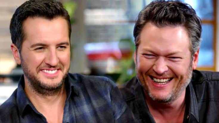 Blake Shelton & Luke Bryan Can’t Stop Giggling Talking About How They Met | Country Music Videos