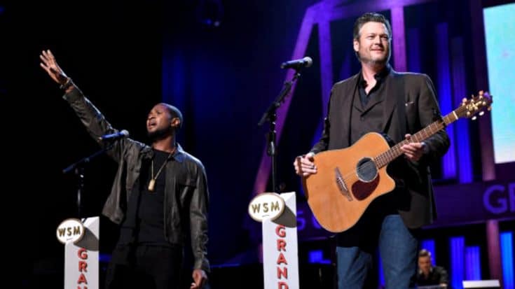 Blake Shelton Joined By Usher For Moving Performance Of ‘Stand By Me’ | Country Music Videos