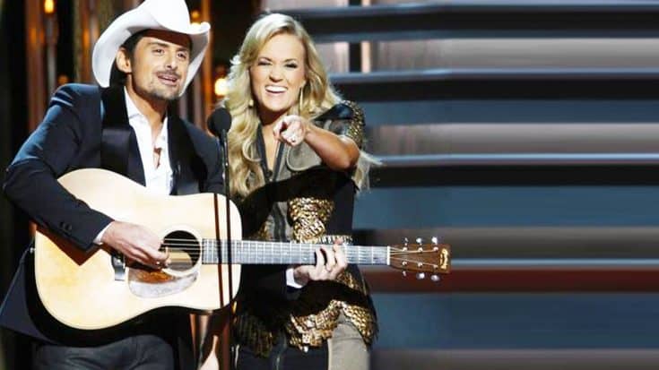Carrie Underwood + Brad Paisley Couldn’t Help But Include Blake Shelton In Their Opening Skit! | Country Music Videos