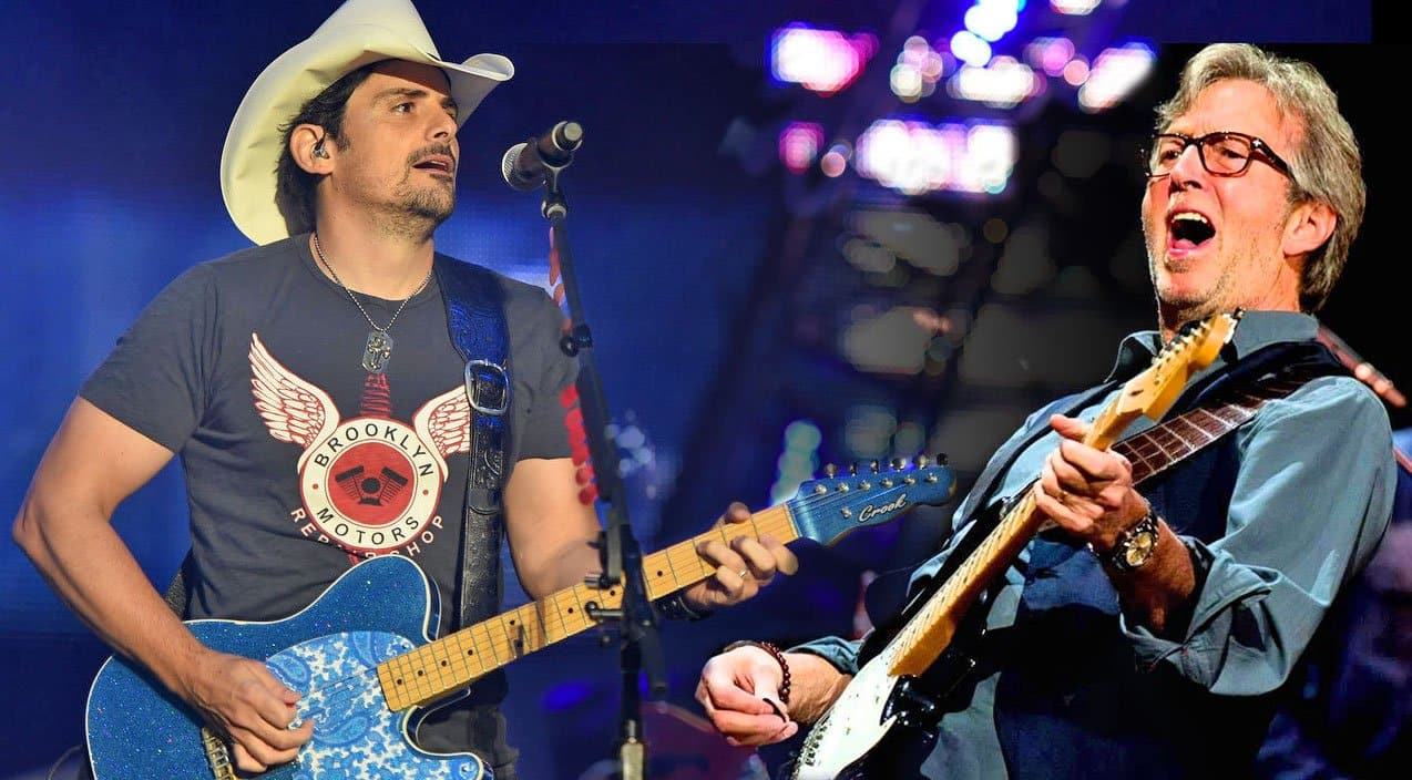 Brad Paisley’s Surprise Guitar Solo Stuns Fans During Cover Of Clapton’s ‘Change The World’ | Country Music Videos