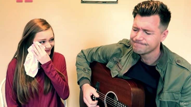 Proud Dad Can’t Hold Back Tears While Singing Special Song To His Teen Daughter | Country Music Videos