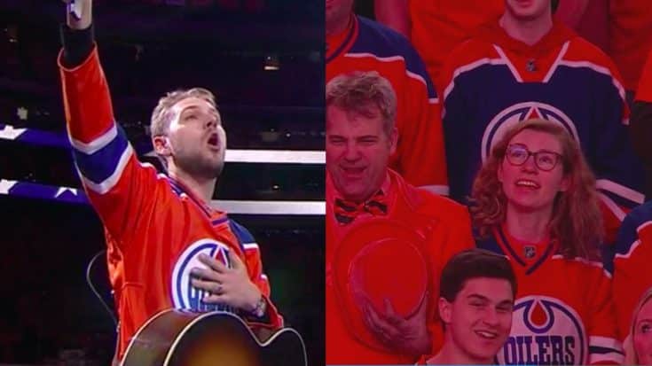 18,000 Canadian Hockey Fans Deliver Incredible Performance Of ‘Star-Spangled Banner’ After Mic Malfunctions | Country Music Videos