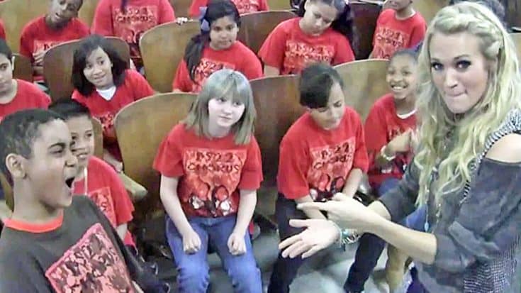 Carrie Underwood Inspires Incredible 5th Grade Chorus With ‘So Small’ | Country Music Videos