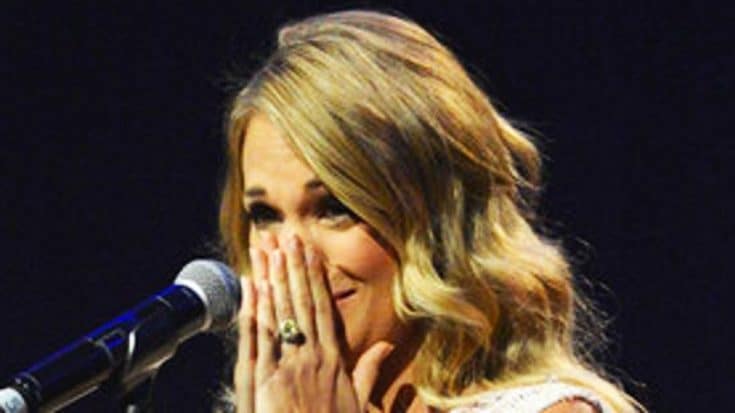Emotional Carrie Underwood Cries During Stage Confession | Country Music Videos