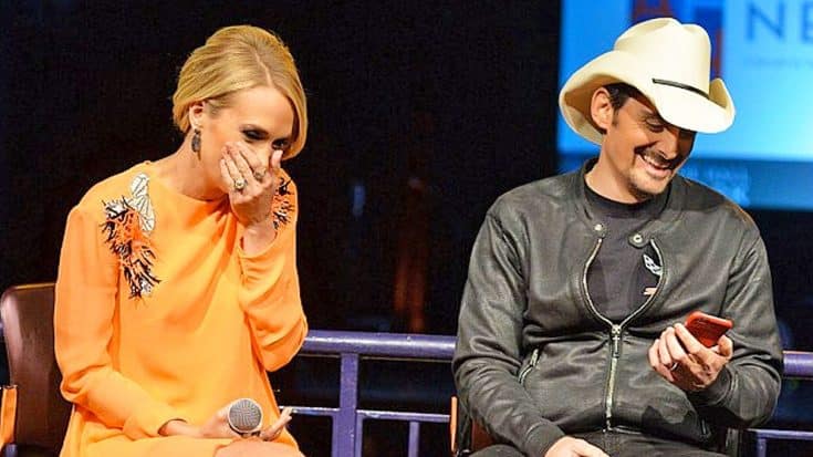 The Hilarious Reason Carrie Underwood Refuses To Let Brad Paisley Babysit | Country Music Videos
