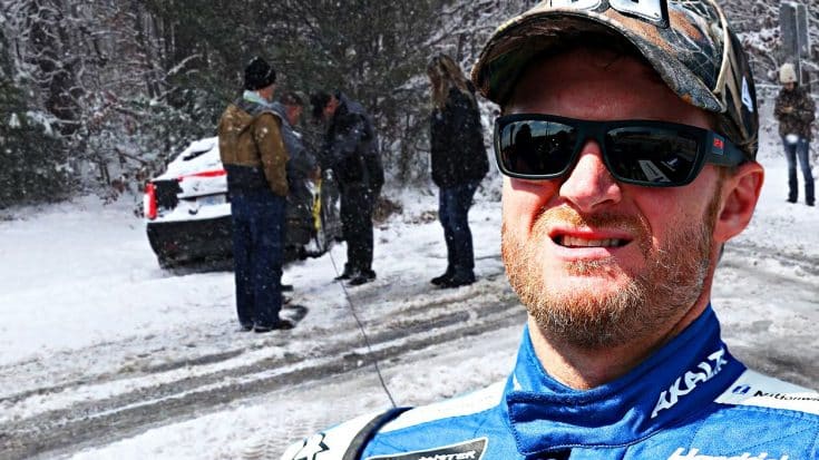 Dale Jr. Rescues Police From Winter Storm | Country Music Videos