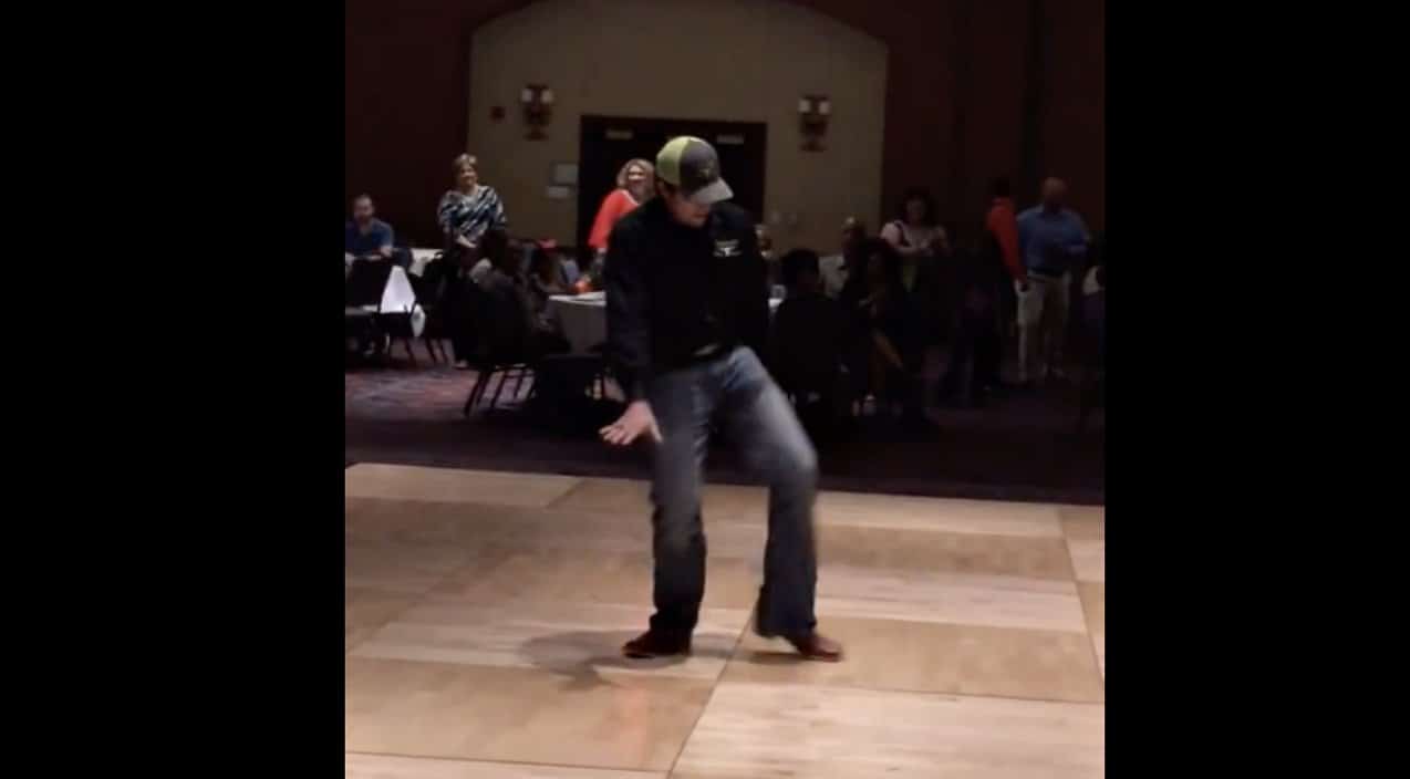 Dancing Deejay Clears Dance Floor With ‘Footloose’ Performance | Country Music Videos