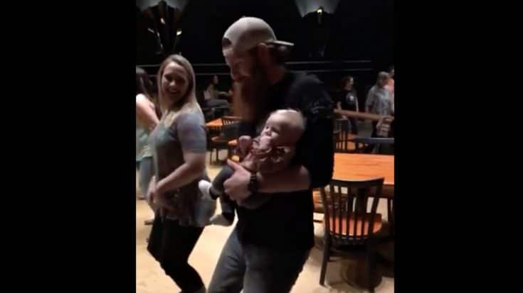 Parenting Done Right: Dad Teaches Infant Son Classic Line Dance | Country Music Videos