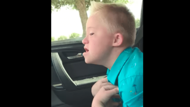 9-Year Old Becomes Internet Star After Camera Captures Him Singing Whitney Houston Hit | Country Music Videos
