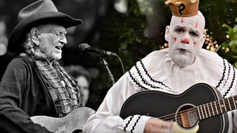 Depressed Viral Clown Gives Remarkable Cover Of Willie Nelson Classic | Country Music Videos