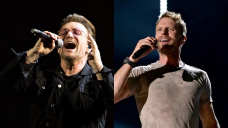 U2 Works Dierks Bentley’s ‘Drunk On A Plane’ Into 2017 Set List | Country Music Videos
