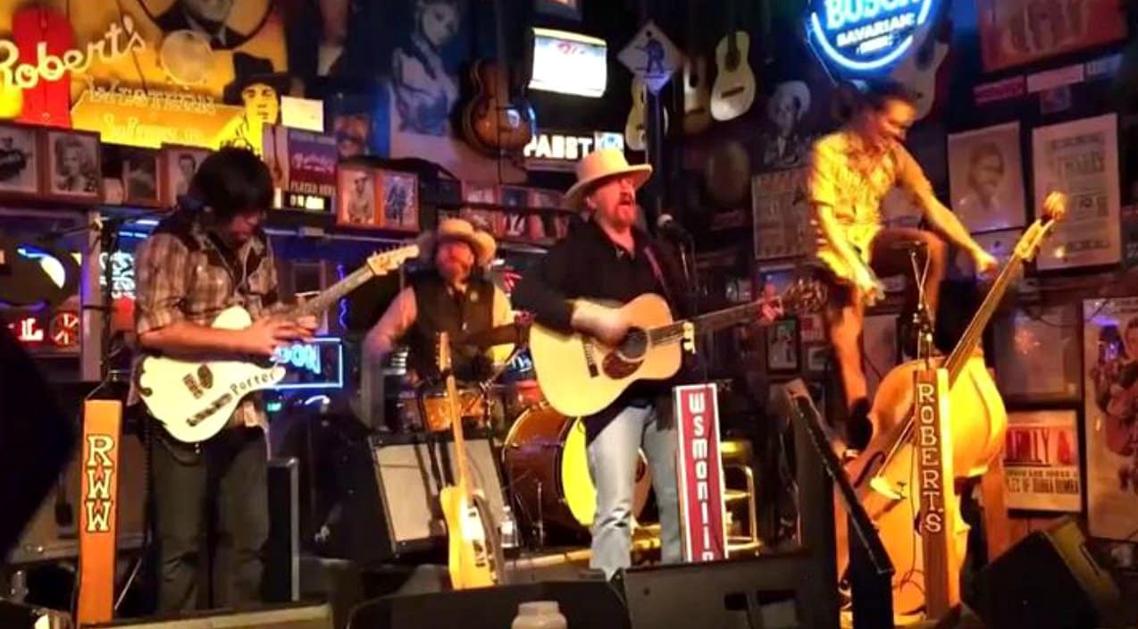 Drummer Falls Through Window During Epic Song Finish | Country Music Videos