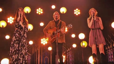 America S Got Talent Watches Family Of 3 Praise God During Bless The Broken Road Country Rebel america s got talent watches family of