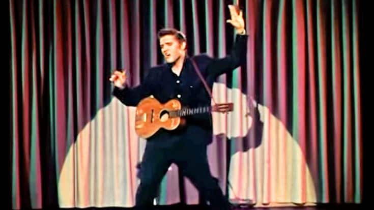 Elvis Presley Documented In Rare Color Performance Of ‘Blue Suede Shoes’ (1956) | Country Music Videos