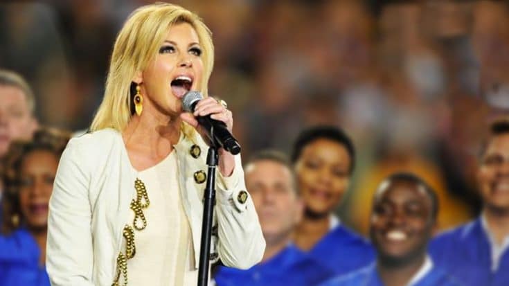 Faith Hill Belts Out Paralyzing ‘America The Beautiful’ During Superbowl 43 | Country Music Videos