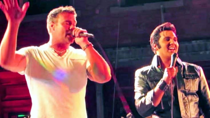 Troy Gentry Joins Elvis Impersonator For Iconic Tribute To The King | Country Music Videos