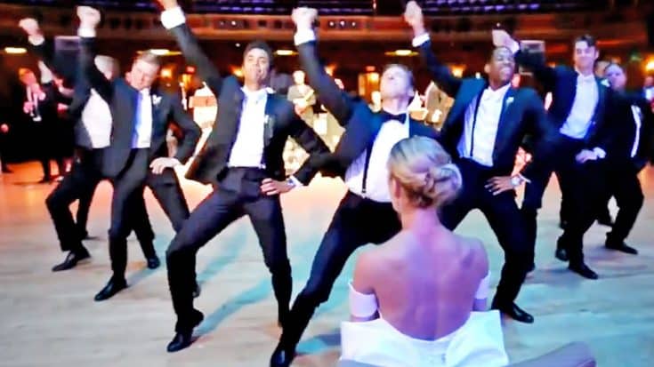 Bride Sent Into Frenzy By Sexy Groomsmen Dance Routine | Country Music Videos