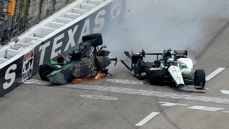 IndyCar Series Driver Airlifted To Dallas Hospital Following Scary Crash | Country Music Videos