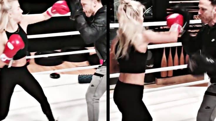 Julianne Hough Shocks Fans With Kick-Ass Boxing Skills | Country Music Videos
