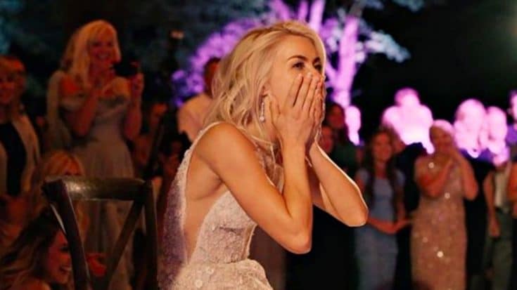 Julianne Hough’s Reaction To Wedding Surprise Is Worth Watching Again And Again | Country Music Videos