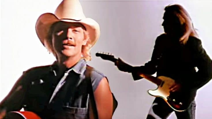 Young Keith Urban Sports Extra Long Hair In 1994 Alan Jackson Video | Country Music Videos