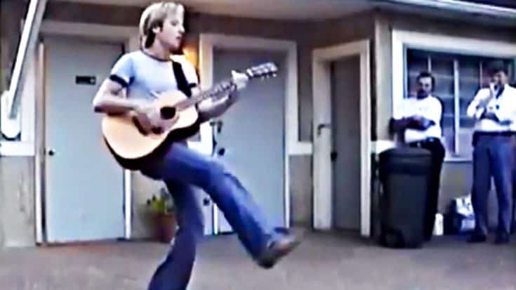 Rare Video Surfaces: Young Keith Urban Dazzles Radio Execs With Wicked Guitar Skills | Country Music Videos