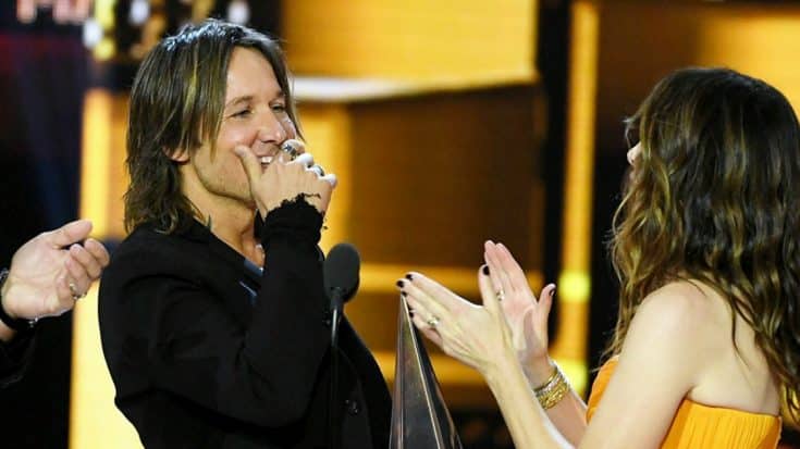 Keith Urban Gets Huge Surprise While Accepting American Music Award | Country Music Videos