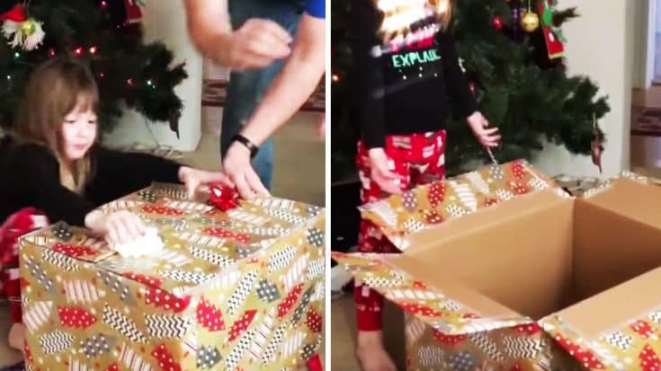 Kitten Surprises Toddler For Christmas…But She Has No Idea | Country Music Videos