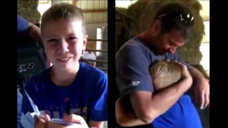 Young Baseball Fan Cries Tears Of Joy After Dad Presents Him With Epic Surprise | Country Music Videos
