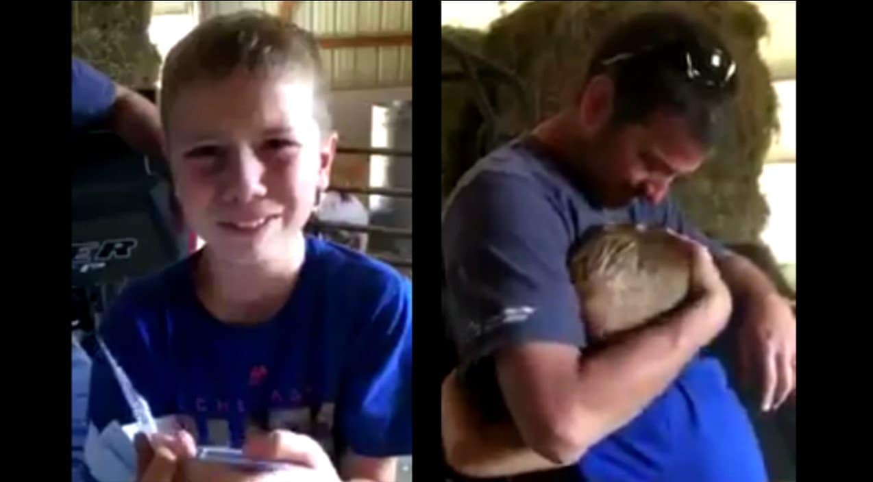 Young Baseball Fan Cries Tears Of Joy After Dad Presents Him With Epic Surprise | Country Music Videos