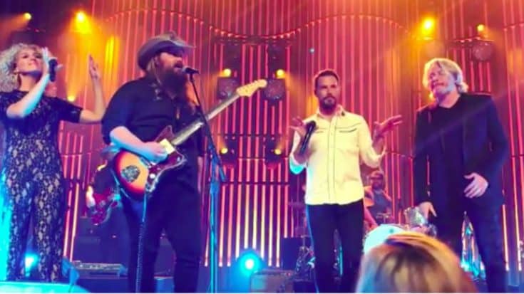 Chris Stapleton’s Surprise Performance With Little Big Town Was Sweet As Strawberry Wine | Country Music Videos