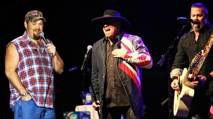 Watch Larry The Cable Guy Jam Out With Eddie & Troy In Rare Live Performance | Country Music Videos
