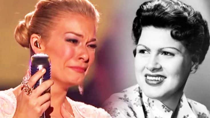 LeAnn Rimes Cries Mid-Song In Historic Patsy Cline Tribute | Country Music Videos
