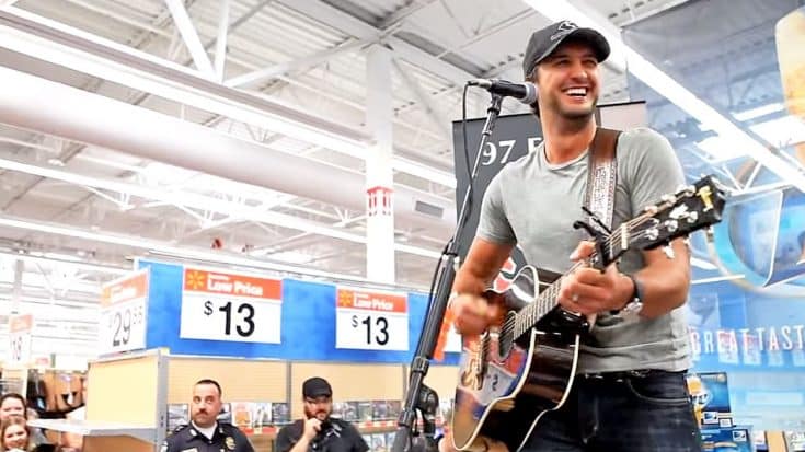 Luke Bryan Performs Intimate Concert At Wal-Mart Store | Country Music Videos