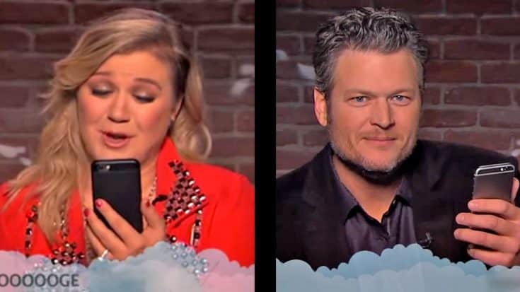 Newest ‘Mean Tweets’ Has Blake Shelton, Kelly Clarkson, & Little Big Town Howling With Laughter | Country Music Videos